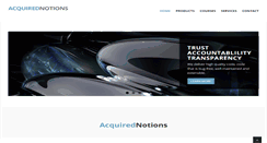 Desktop Screenshot of acquirednotions.com