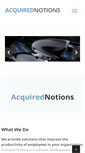 Mobile Screenshot of acquirednotions.com